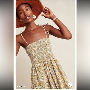 Frye x Anthropologie Alice Floral Maxi Dress (size S)